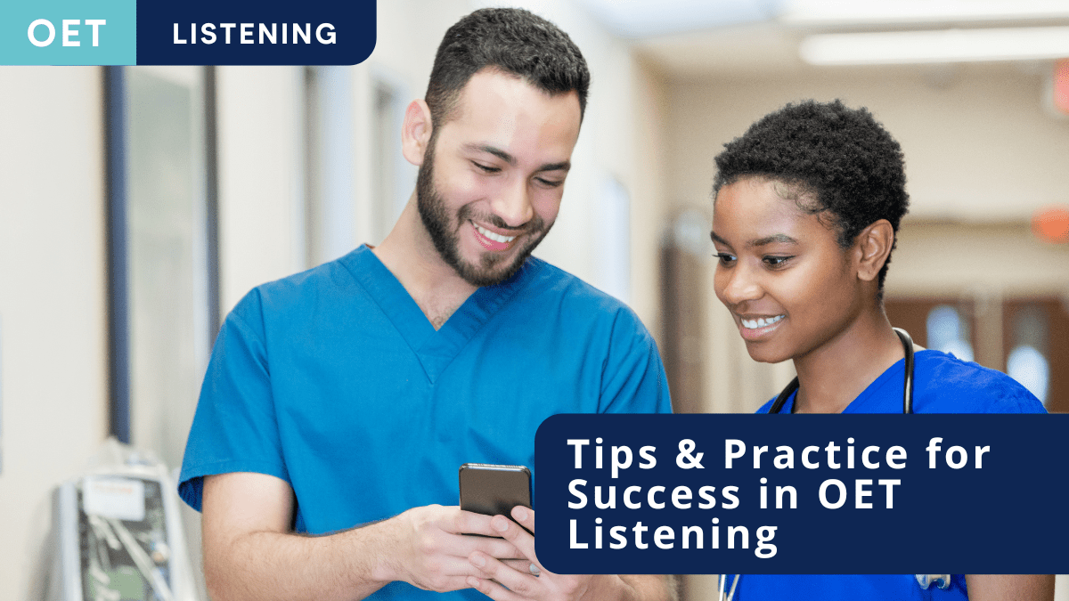 Tips & Practice for Success in OET Listening Part B